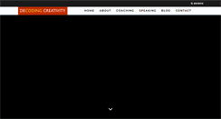 Desktop Screenshot of decodingcreativity.com